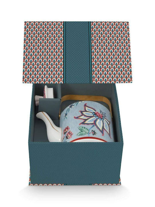 PiP Studio Flower Festival Τσαγιέρα Μπλε
