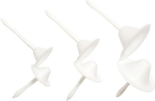 Decora Pastry Tool made of Plastic 3.4cm 3pcs