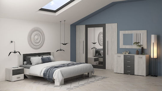 Fratelli Home Berinda Ολόσωμος Ορθογώνιος Γκρι 117x81cm
