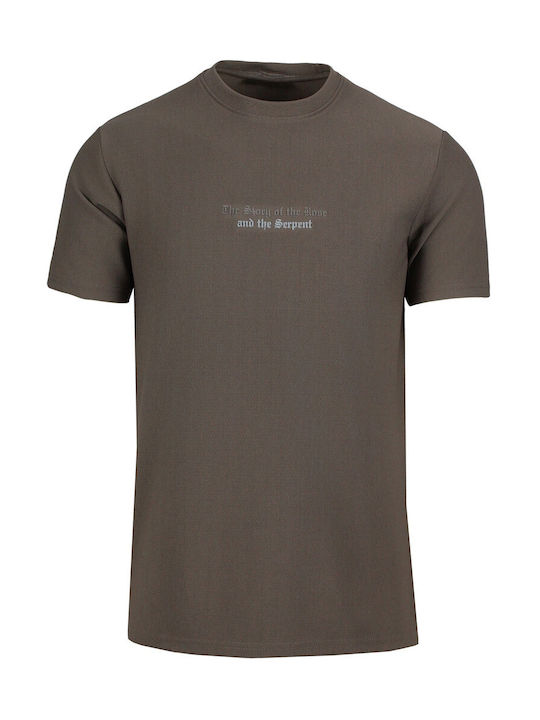 KSF Herren T-Shirt Kurzarm Braun