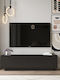 TV-Ständer Brent Schwarz M140xP35.5xH38.2cm