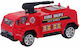 Diakakis Truck Fire Truck Pull Back Fire Truck Friction Blue