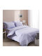 Charalambidis Textiles Κουβερλί Μονό από Βαμβάκι & Πολυεστέρα Λιλά 160x230cm