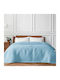 Beauty Home Waffle Art 1990 Piqué Decke Moni 170x240cm Blau 1990PIMO-l Blau