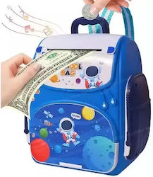 Elektronischer Kinder Spardose Plastik Blau 3cm