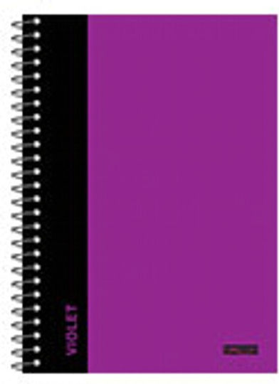 Metron Τετραδιο Α4 90φ 3θ Σπ Dual Color Μωβ