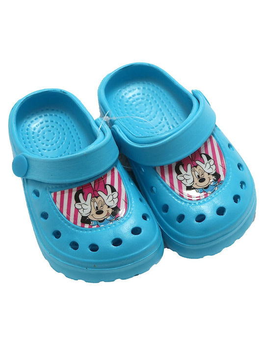 Disney Children's Beach Clogs Light Blue