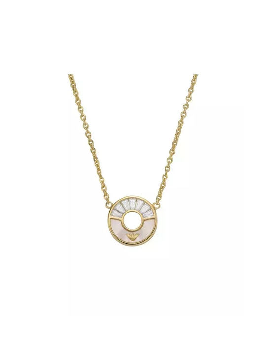 Emporio Armani Ladies Sterling Silver Necklace EG3557710 Brand Necklaces & Hangers