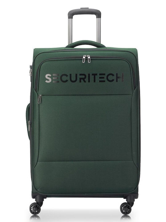 Securitech by Delsey Large Suitcase Vanguard Green