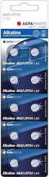 AgfaPhoto Алкални Батерии За Часовници LR57 1.5V 10 бр