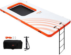 Inflatable Floating Platform with Ladder and Pump 4.57 X 1.98 M Vevor Cqft15x65bjhlfcw3v0