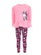 Joyce Kinder Set mit Leggings Winter 2Stück Pink-Purple