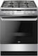 Amica 618GES2.33HZpTaF(Xx) Aragaz 65lt cu Plite pe Gaz Lichefiat L60cm. Inox