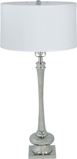 Artekko Metal Lampă de masă cu Abajur Argintiu și Bază