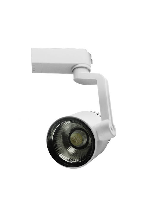 GloboStar Single LED Cool White Spot in White C...