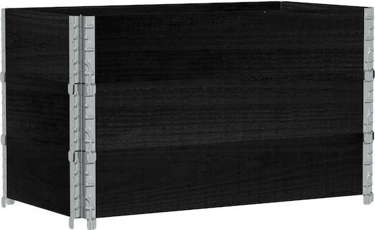 vidaXL Pallet Collar 100cmx50cmx60.5cm 3pcs