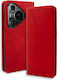 Bodycell Book Piele artificială / Piele Roșu (Huawei Pura 70)