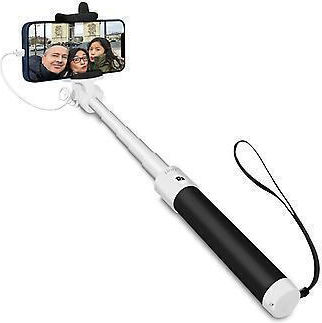 Selfie-Stick mit Typ-C Kabel Schwarz