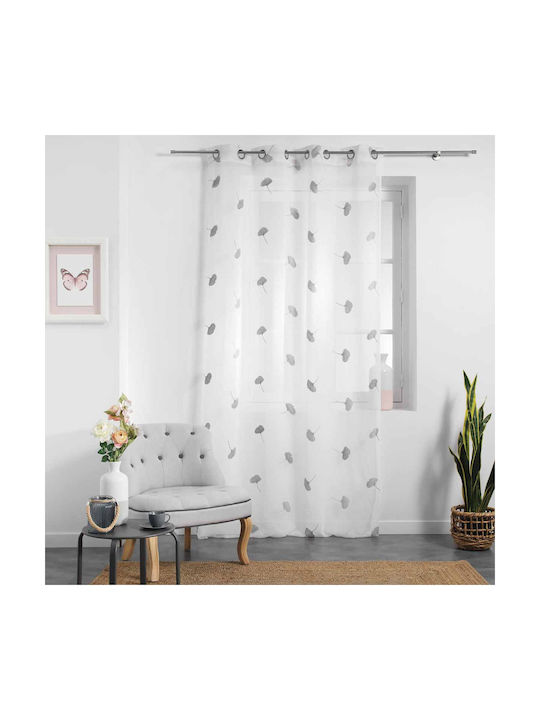 Spitishop Vorhang mit Grommets L-c Ariella Graue 140x240cm