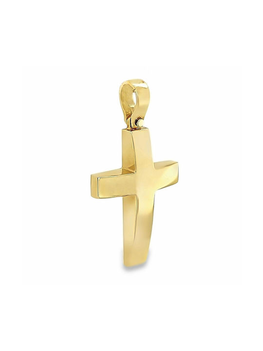 Unisex 14K Gold Kreuz St106953