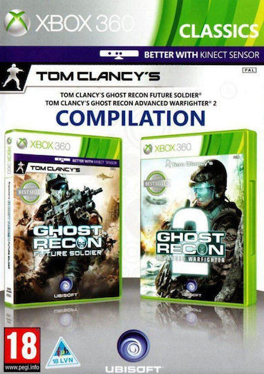 Tom Clancy’s Ghost Recon Future Soldier & Advanced Warfighter 2 XBOX 360 Game (Used)