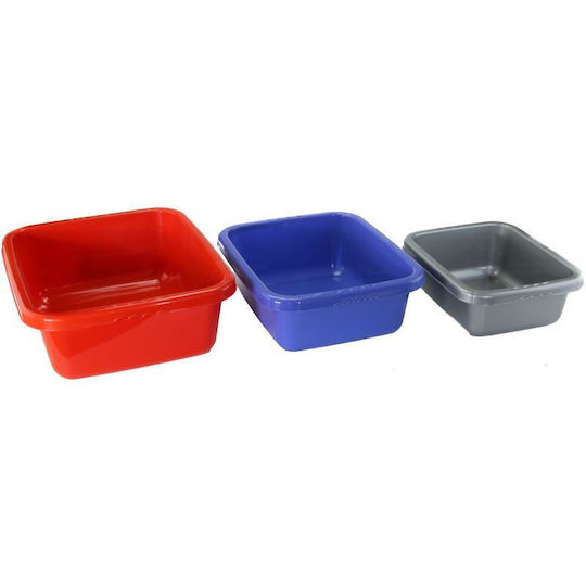 Viosarp Λεκάνη Ορθογώνια 40x35εκ. Χωρητικότητας 13.5lt (Διάφορα Χρώματα)