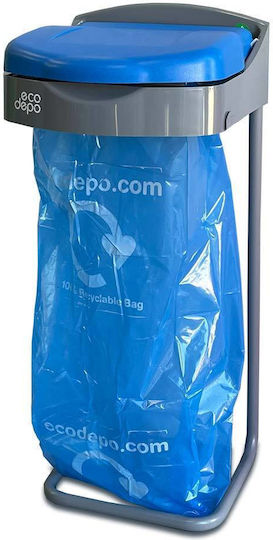 Green City International Recycling Plastic Waste Bin Blue