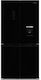 Finlux Side-by-Side Kühlschrank 488Es NoFrost H179xB84xT69cm. Schwarz FXCA FD6207