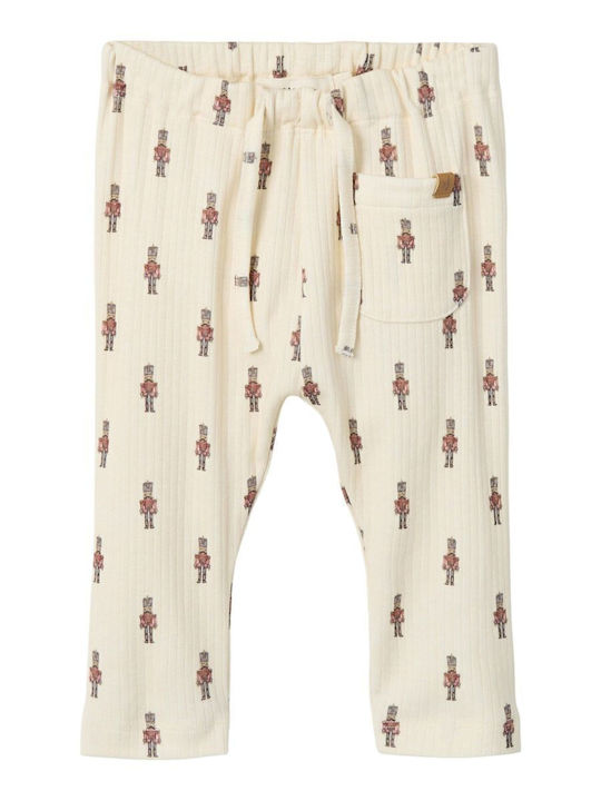 Lil' Atelier Kids Trousers Beige