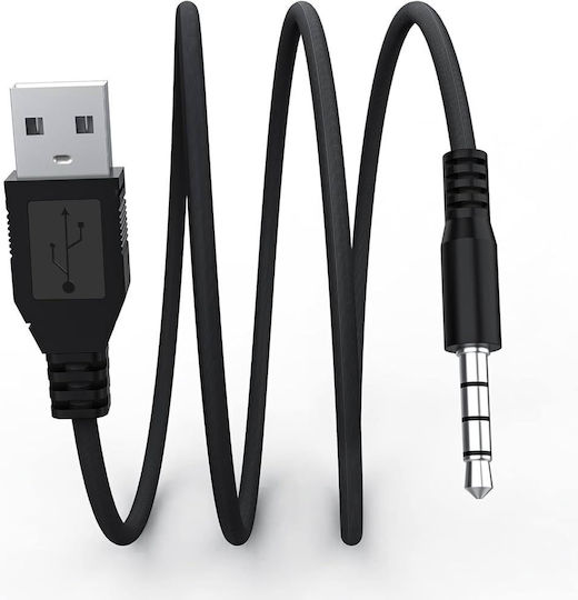 USB 2.0 Cable USB-A male - 3.5mm female Μαύρο 1.5m