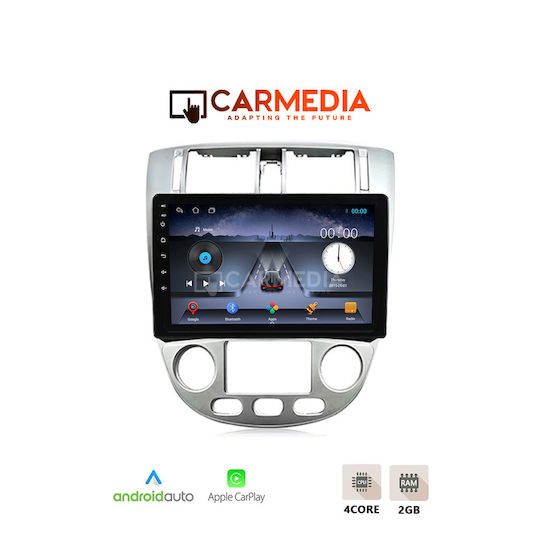 Carmedia Auto-Audiosystem für Chevrolet Lacetti 2005 (Bluetooth/USB/WiFi/GPS/Apple-Carplay/Android-Auto) mit Touchscreen 10"