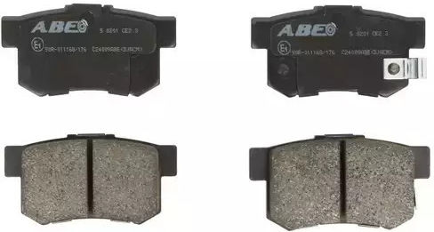 Brake Pads Honda Fr-v Be Abe C24009abe