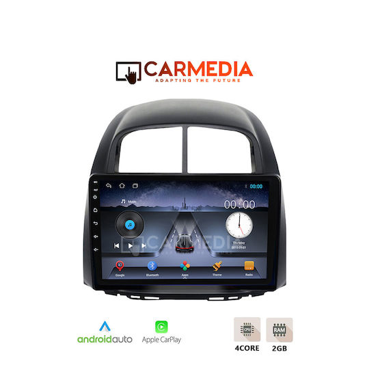 Carmedia Ηχοσύστημα Αυτοκινήτου για Daihatsu Sirion 2006-2012 (Bluetooth/USB/WiFi/GPS/Apple-Carplay/Android-Auto) με Οθόνη Αφής 10"
