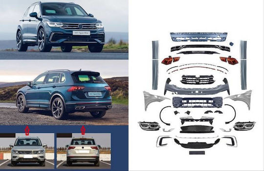 Carner Kit de caroserie de Autoturism Compatibil cu Volkswagen Tiguan 16-19