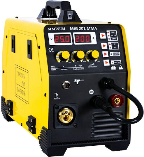 Welding Machine Inverter MIG / MMA with Maximum Welding Current 200A and Duty Cycle 60%