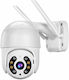 IP Cameră de Supraveghere Wi-Fi Full HD 1080p Rezistentă la apă cu Difuzor și Lentilă 3.6mm