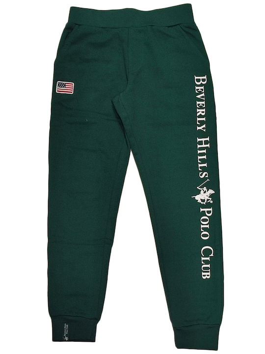 Beverly Hills Polo Club Kids Sweatpants Green