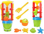 Set Sand Toys Large Grinder Bucket Colorful Molds