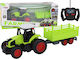 Remote Controlled Rc Tractor Trailer 1:16 Green
