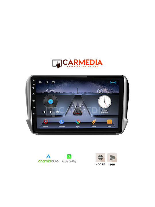 Carmedia Автомобилна Аудио Система (Блутут/USB/WiFi/GPS/Apple-Carplay/Android-Auto) с Тъчскрийн 10"