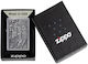 Zippo 49442 Skull Angel Emblem Design Steel Silver