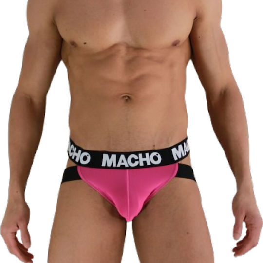 Macho Underwear Jockstrap Sexy pentru bărbați Roz