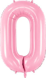Ballon Foliennummer ''0'' 86cm Pink