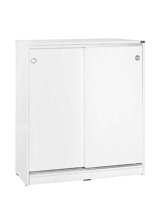 White Shoe Cabinet Antre 91x105x37cm