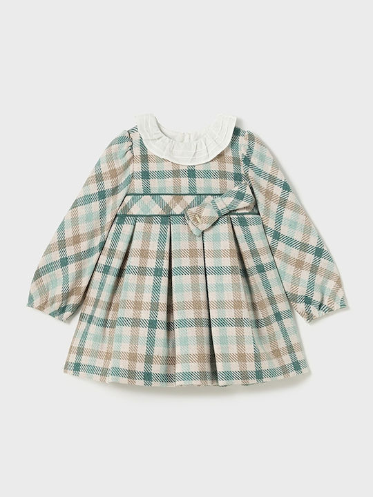 Kinderkleid Langärmelig Geprüft Petrol (Item J062)