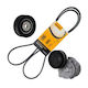 Set Belt Drive Bmw Z3 E36 Contitech 6pk1733k2