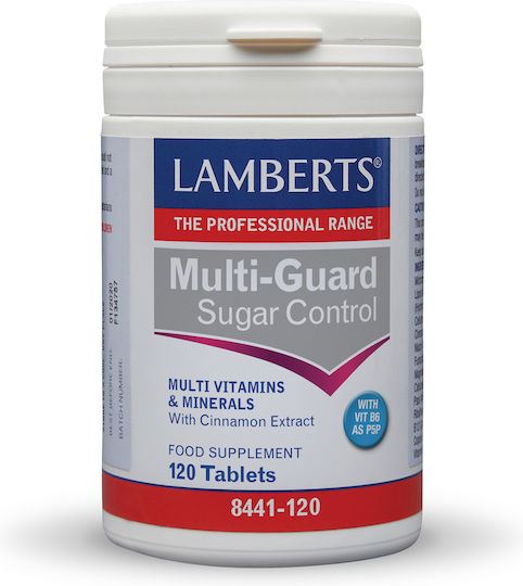 Lamberts Multi-Guard Control Multivitamin for Energy, Immune System Boost & the Hair 120 Tablets
