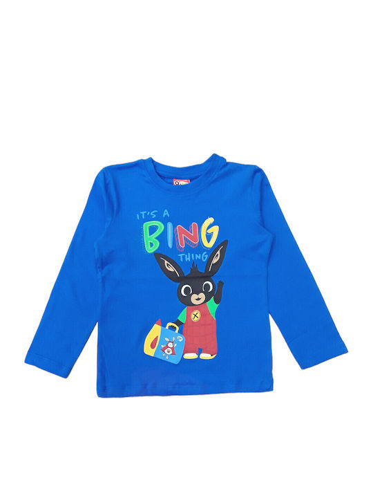 Kids' Shirt Long Sleeve Blue Bing Blue
