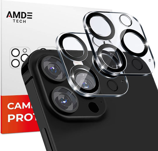 Amdetech iPro+ Protecție Cameră Tempered Glass Transparent pentru iPhone 12 mini