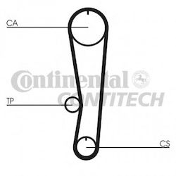 Kit curea de distribuție Suzuki Baleno Eg Contitech Ct757k1